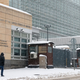 A view of the U.S. Embassy on Novinsky Boulevard on the day Russia’s Foreign Minister Sergei Lavrov and U.S. Secretary of State Antony Blinken are scheduled to meet for security talks in Geneva.